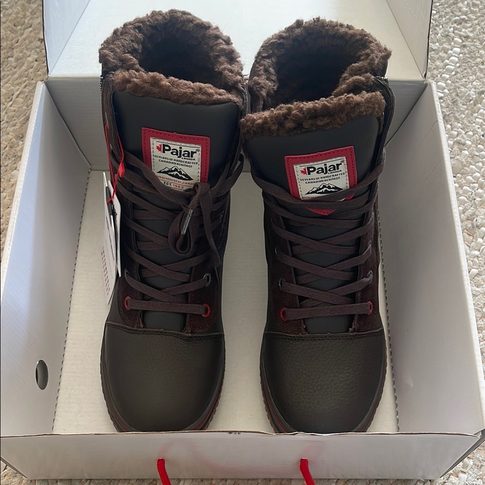 Pajar Tour Faux Shearling Lined Waterproof Boot
BROWN / 43 /US 10-10.5